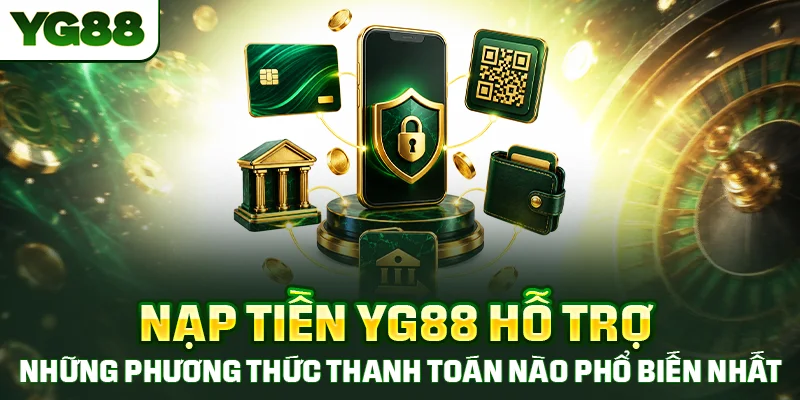 Nạp tiền YG88 hỗ trợ những phương thức thanh toán nào phổ biến nhất